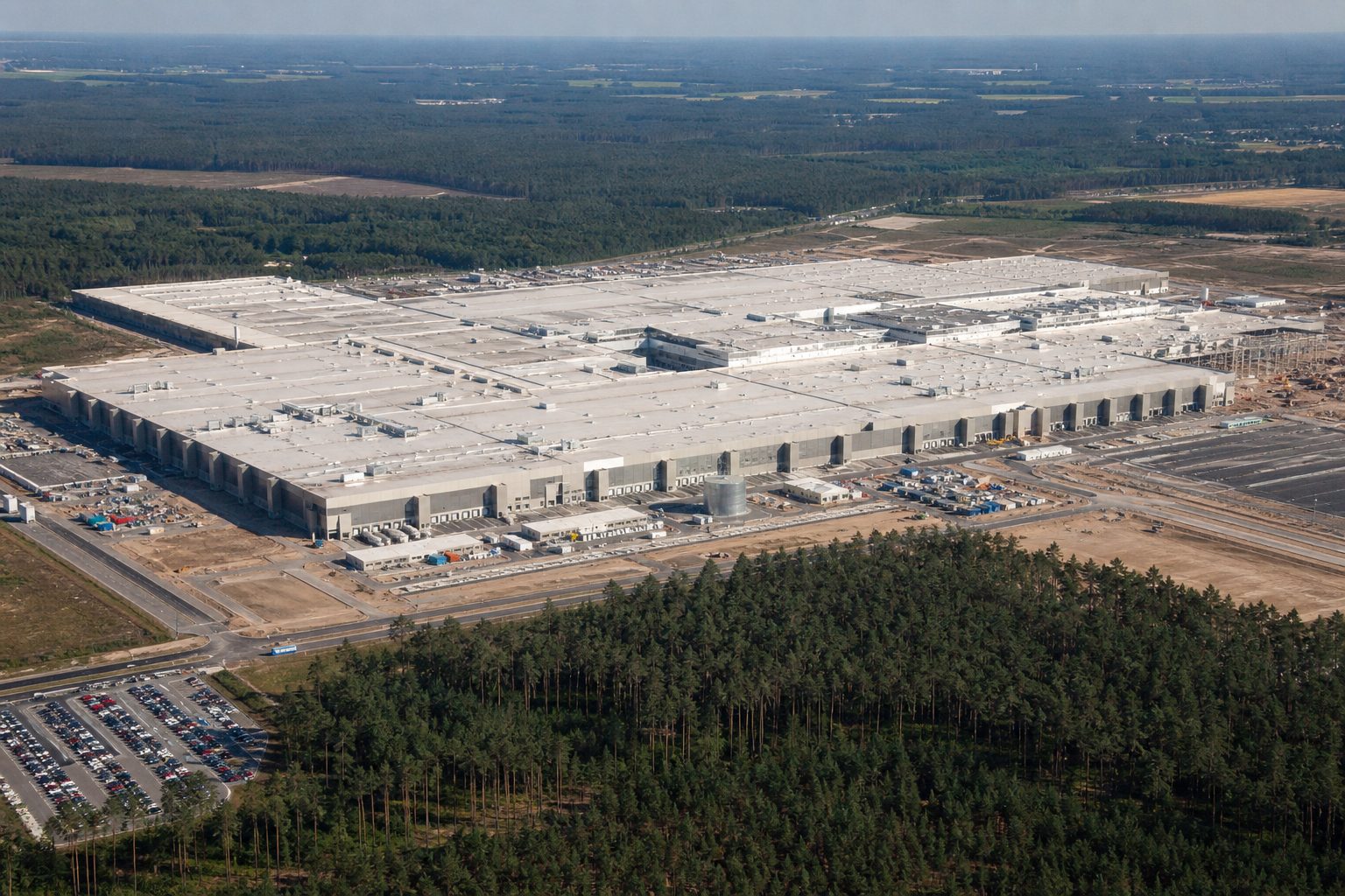 Gigafactory Berlin aerial