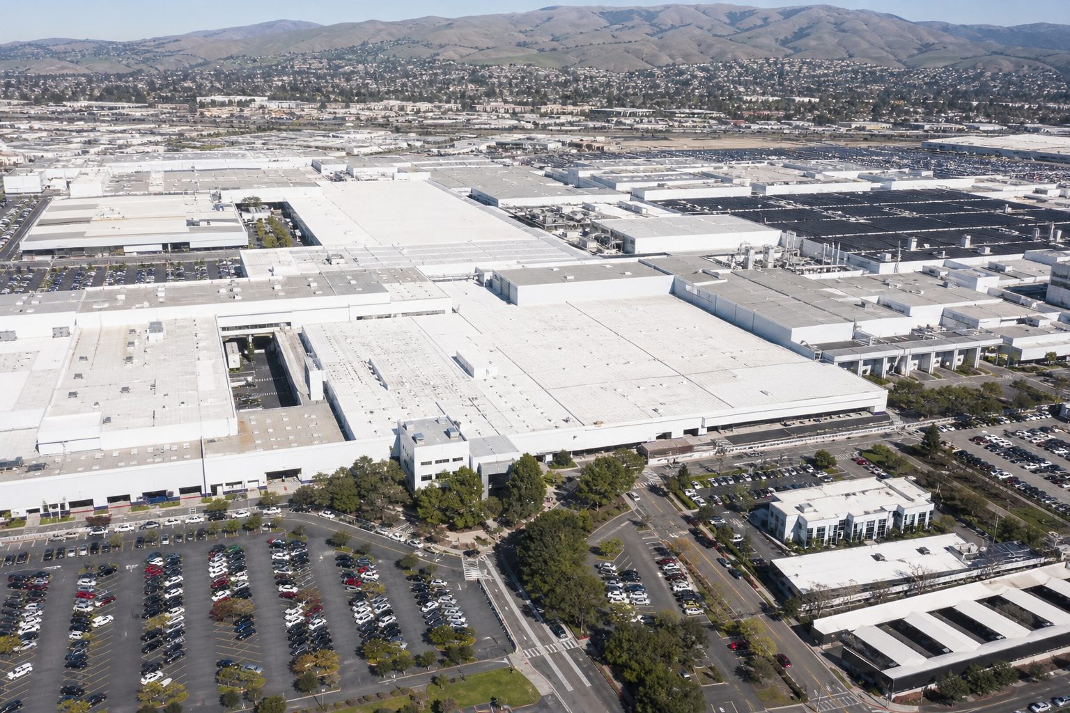 Fremont Factory aerial