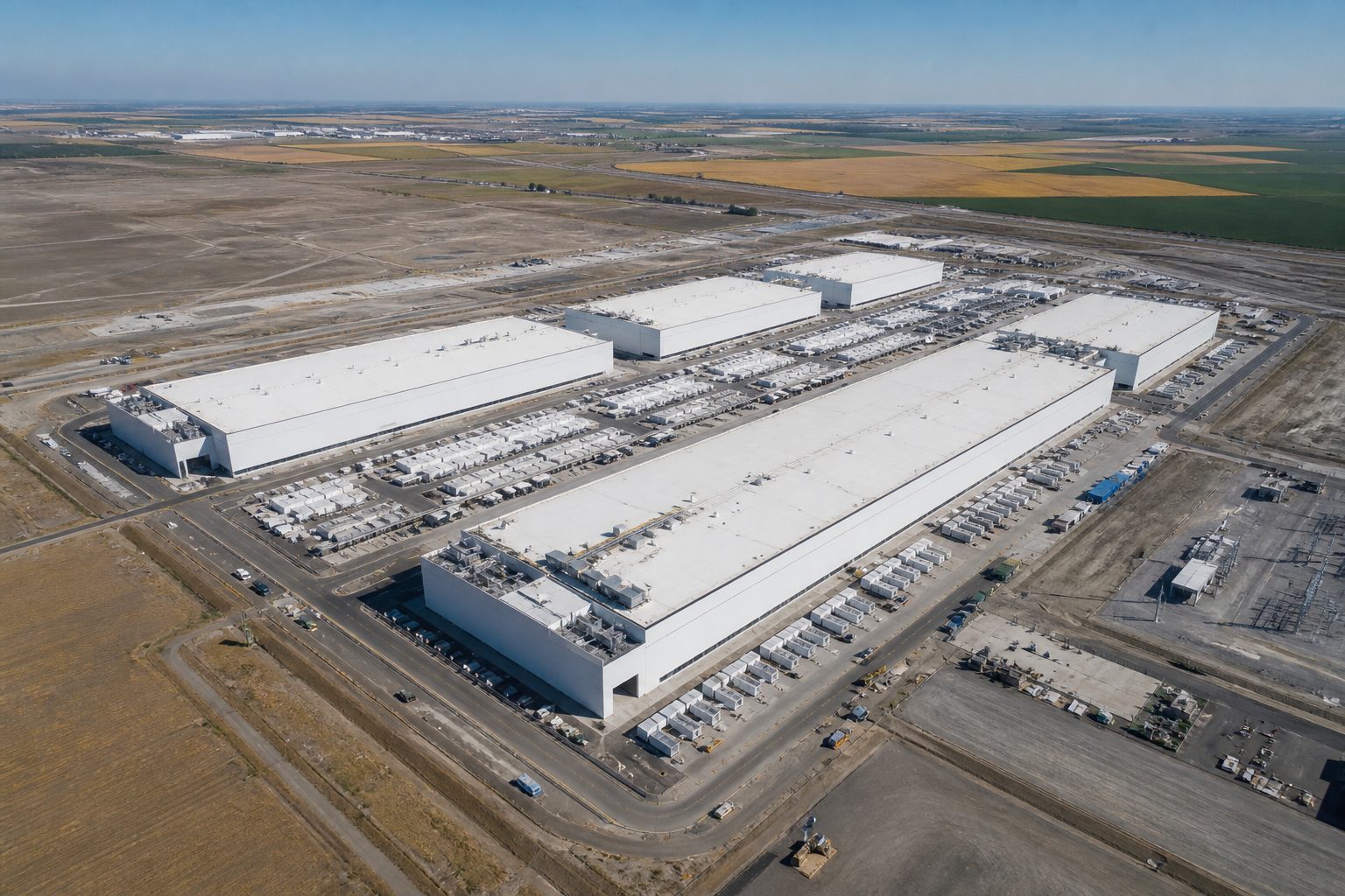 Lathrop Megafactory aerial