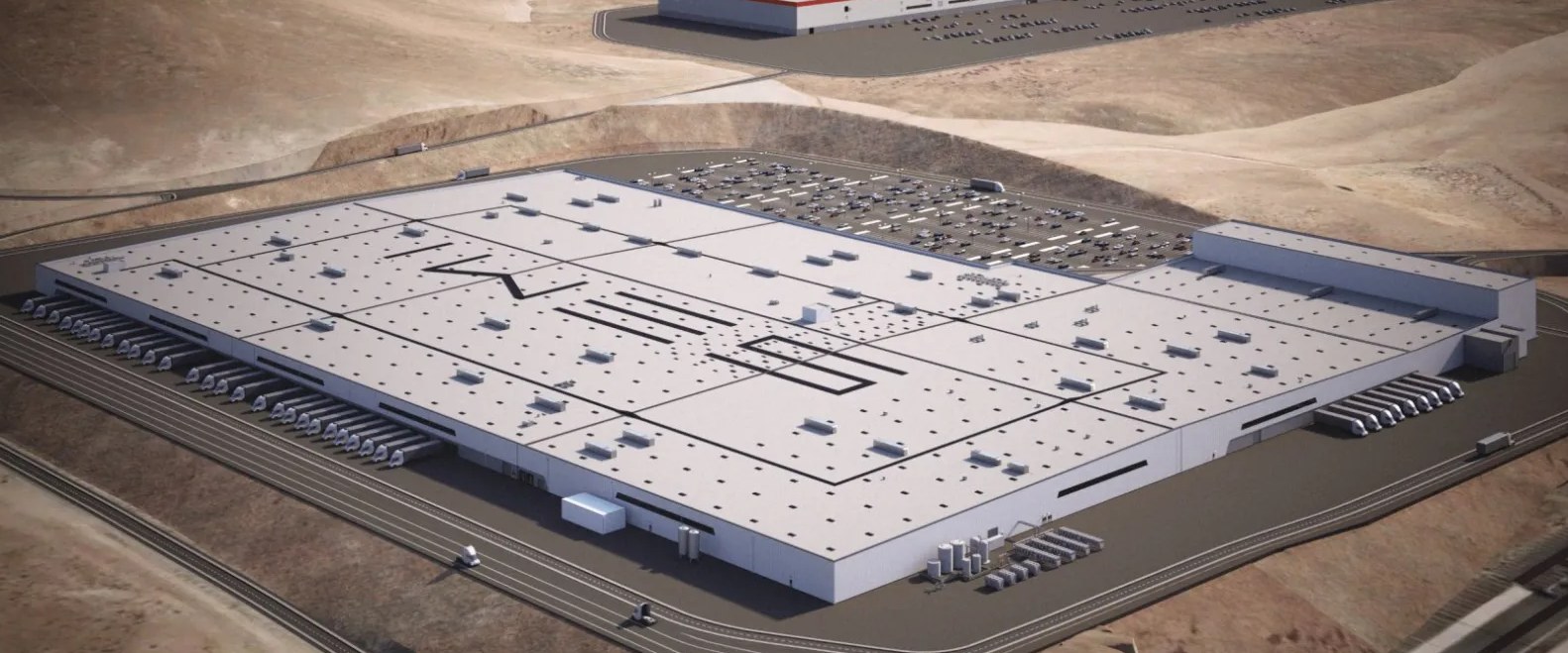 Semi Factory Nevada aerial